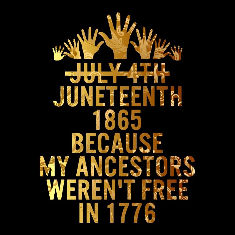 Juneteenth Day Mes ancêtres n’étaient pas libres en 1776