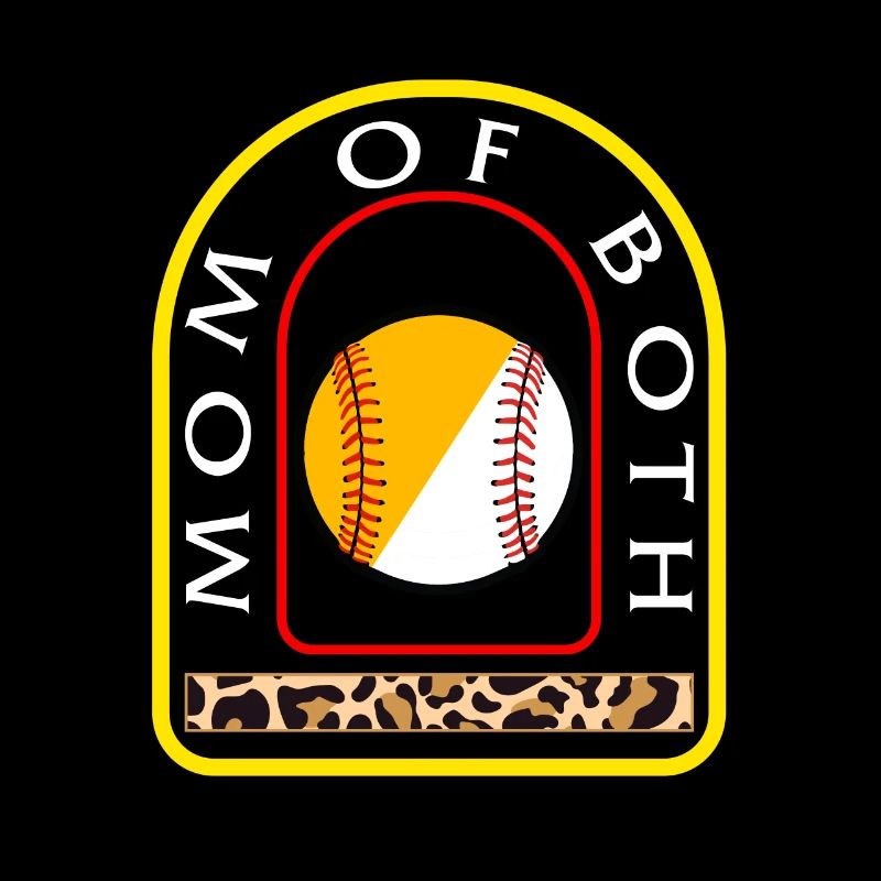 Baseball-Shirt, Mutter von beiden Baseball Softball
