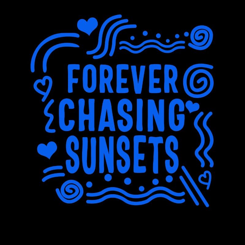 Positivity Shirt, Forever Chasing Sunsets Tee,