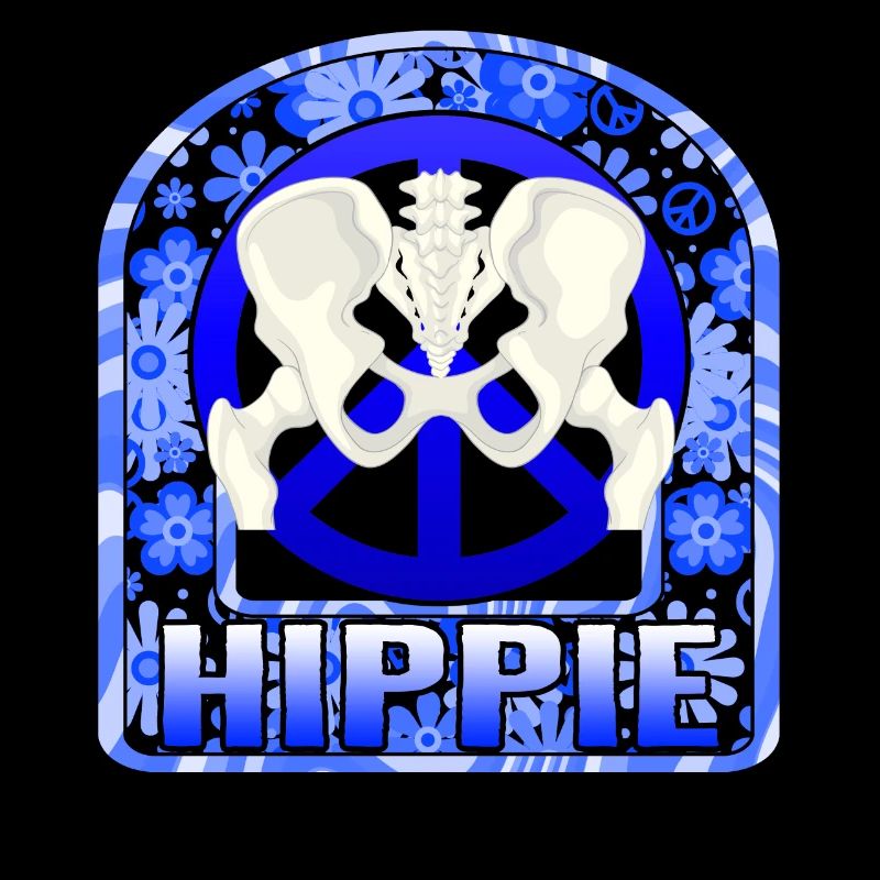 Hip Surgery Shirt, Hippie Floral Tee, Bionic