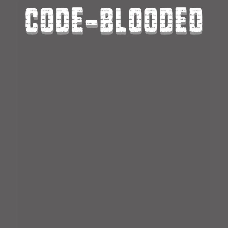 Chemise de programmeur, t-shirt Code Blooded, codage amusant