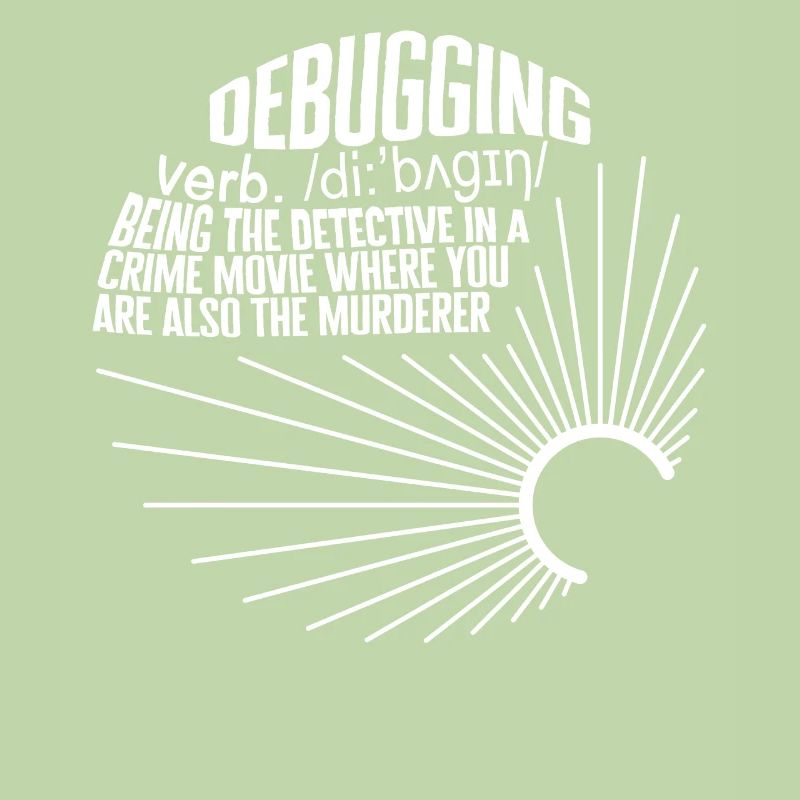 Programmer Shirt, Debugging Definition Tee, Funny
