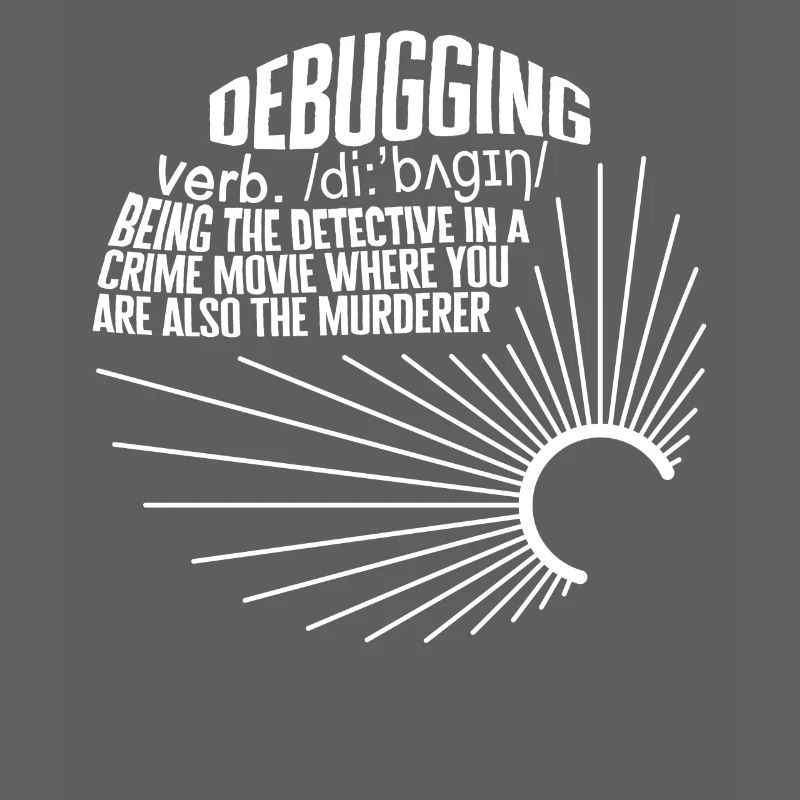 Programmer Shirt, Debugging Definition Tee, Funny