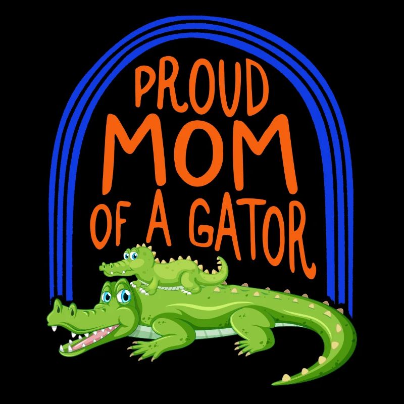 Tierhemd, stolze Mutter einer Alligatormutter und