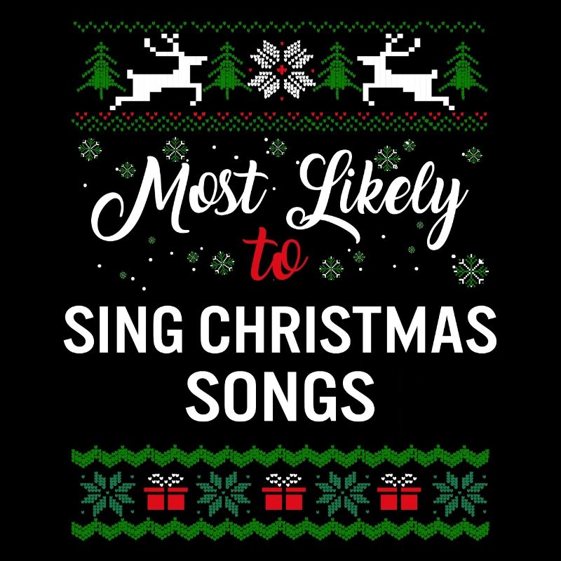 Am ehesten Weihnachtslieder singen Hemd, Damen