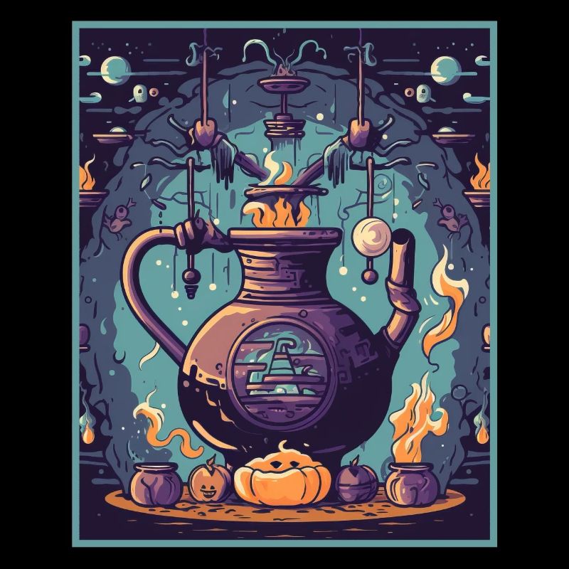 Witch's Kettlebell Brew Magic Potions Workout Gym