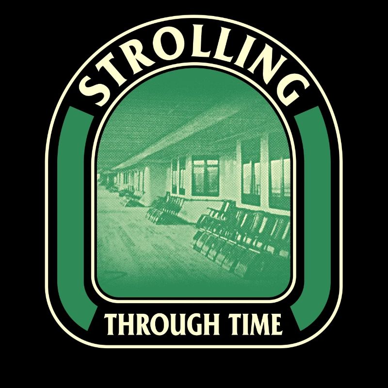 Titanic Shirt, Strolling Through Time Tee, Gift