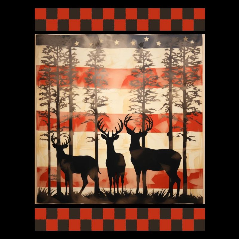 Rayures verticales drapeau américain désert forêt camo