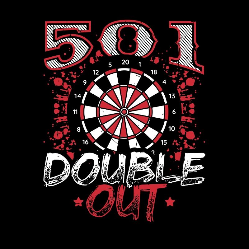 501 Double Out Darter Dart player dart board