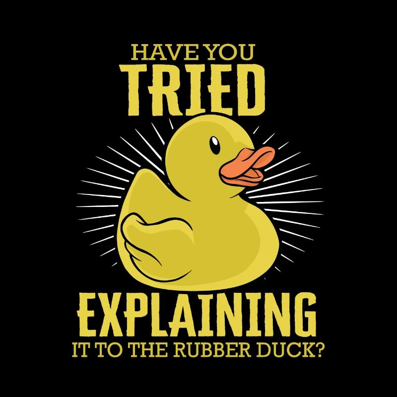 Explaining To Rubber Duck Programmer Debugging