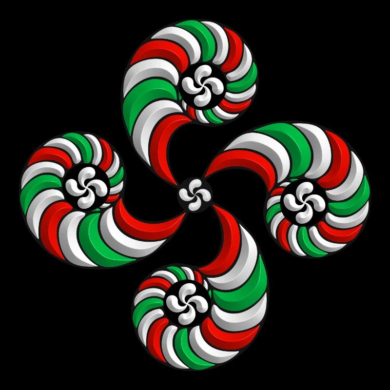 Lauburu Basque cross