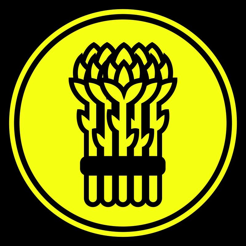 Asparagus icon circle