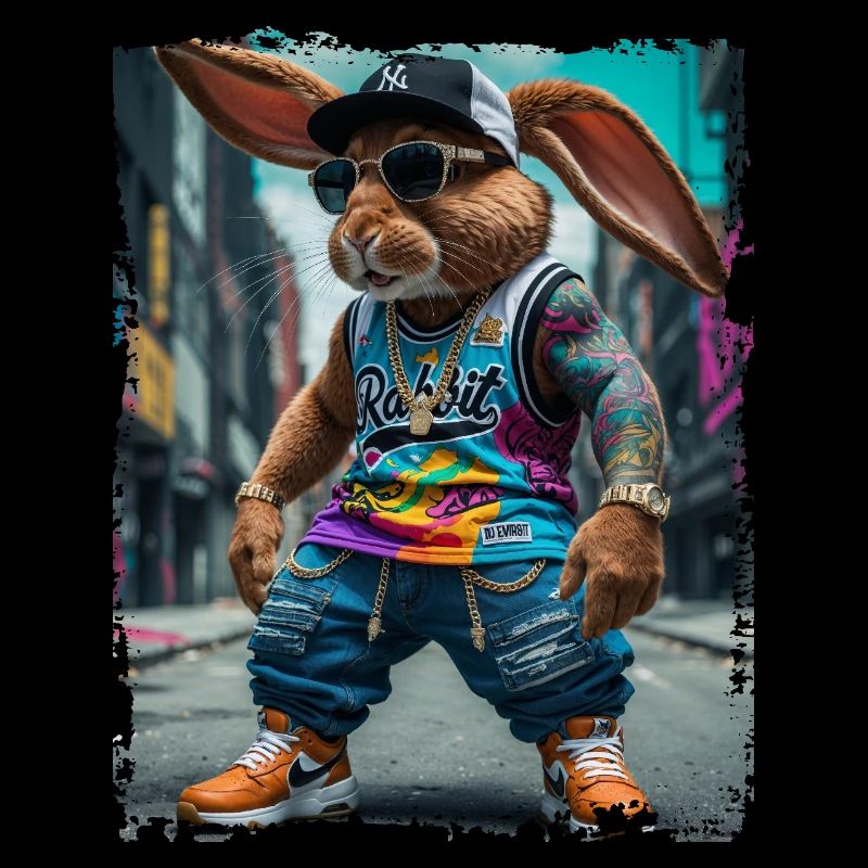 hip hop Conejo rapero