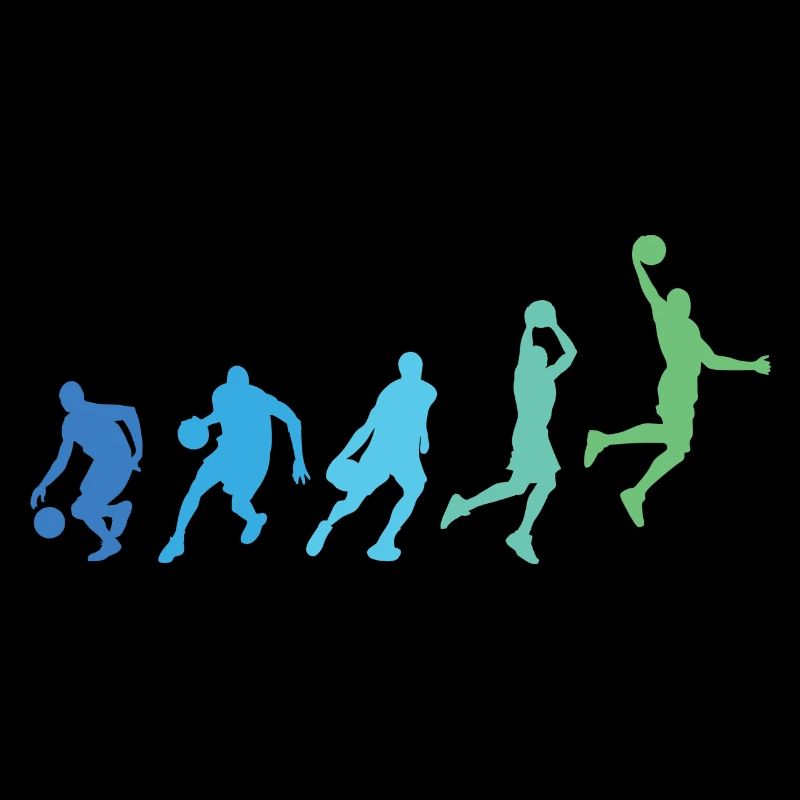 Séquence de joueur de basket-ball Dunking Basketball Player