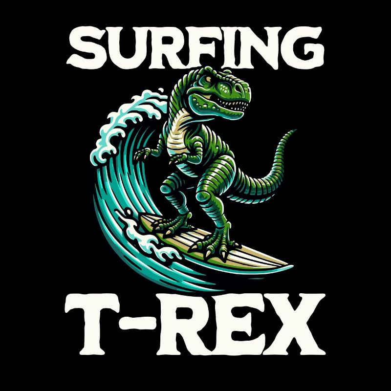 Surfing T-Rex
