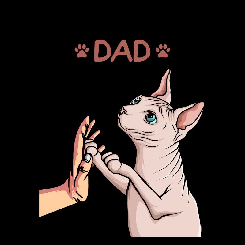 Sphynx Dad Papa Sphinx Cat Nude Cat