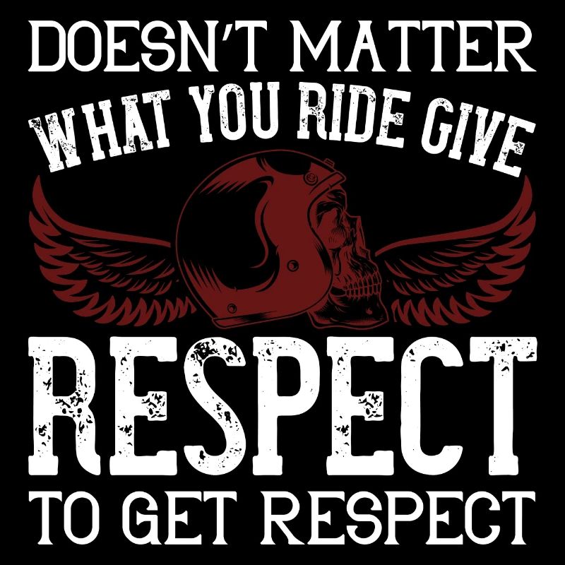 Motorcyclist biker respect gift