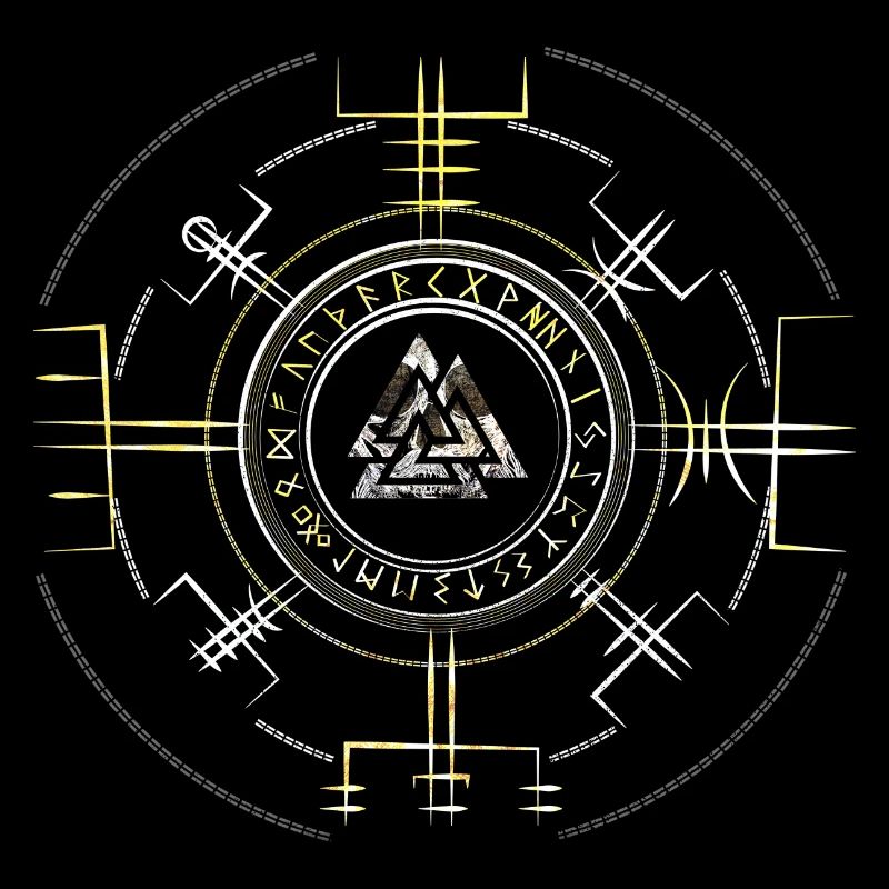 VALKNUT WOTANSKNOTEN SYMBOL WIKINGER