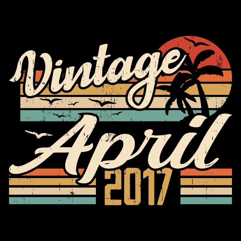 Avril 2017 Anniversaire Idée Cadeau Vintage 2017