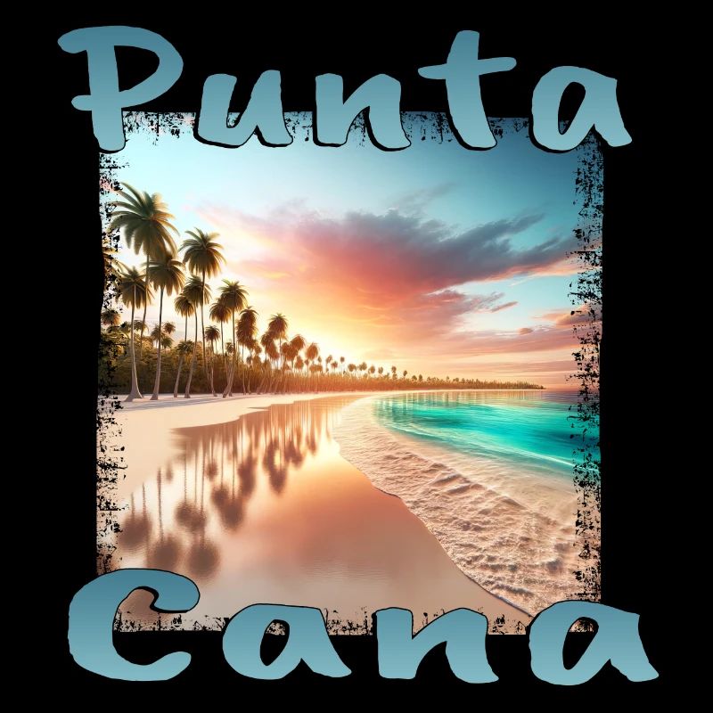 Punta Cana Dream Beach at Sunset