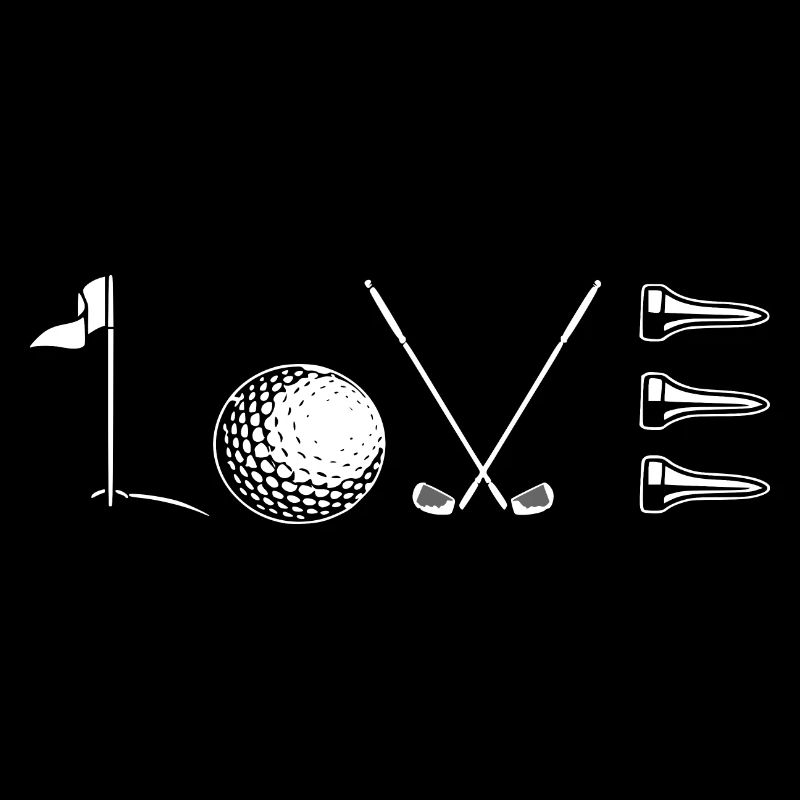 Golf - Love - Idée cadeau de golf