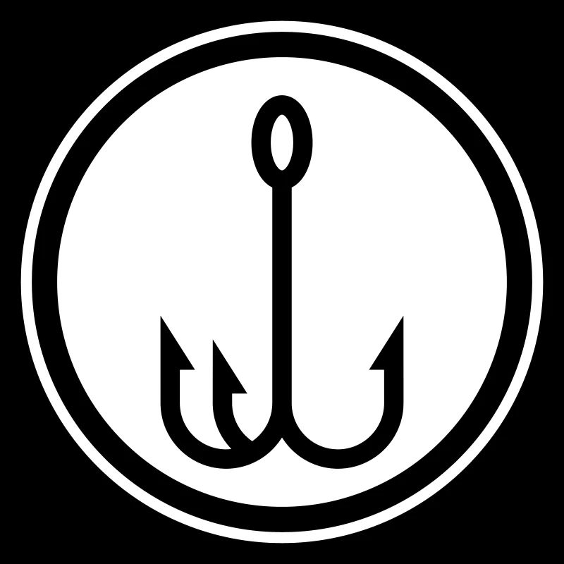 Icône de pêcheur à la ligne