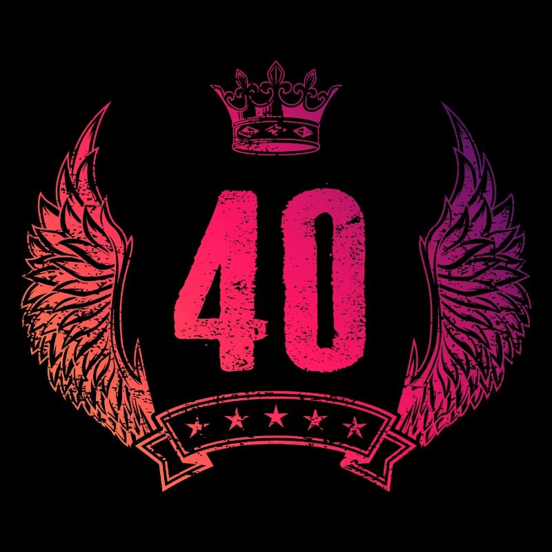 40 Zahl Krone