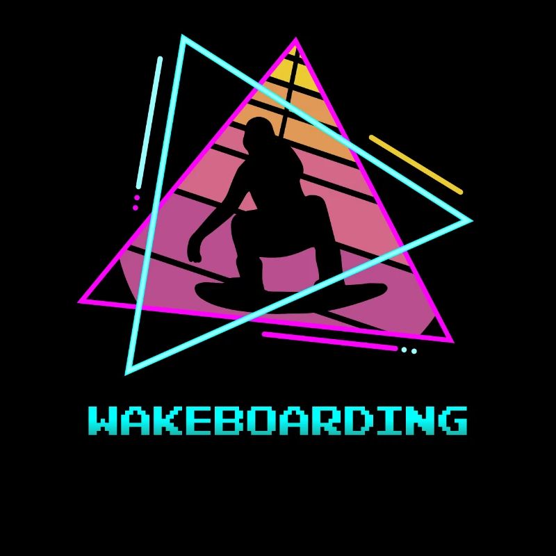 Rétro Vintage Classic Wakeboard Wakeboard Wakeb