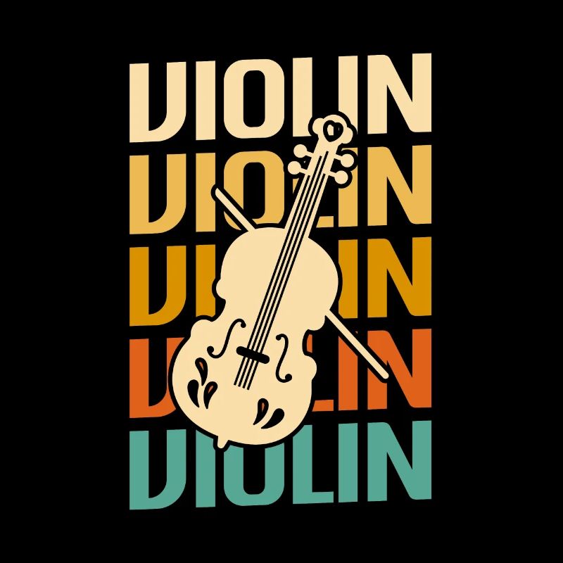 Instrument de violon classique vintage rétro Guita