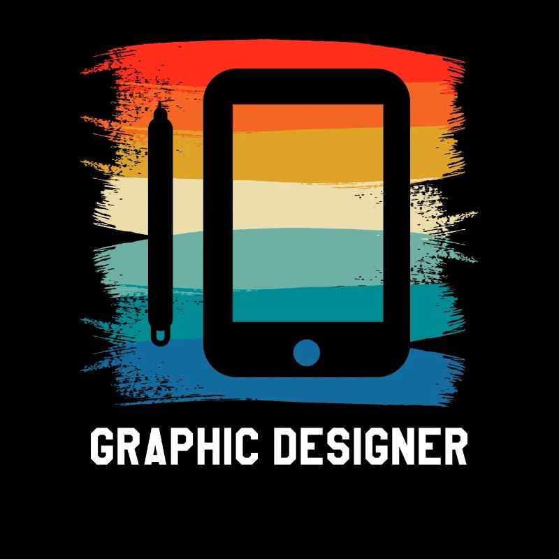 Rétro Vintage Graphiste Design Graphique