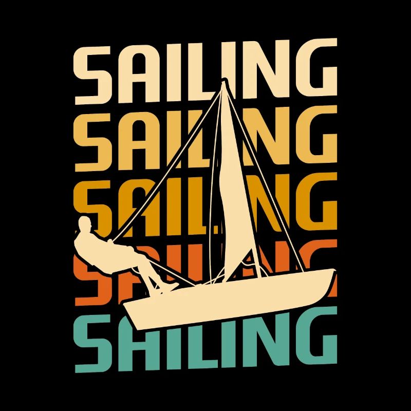 Retro Vintage Classic Segelsegelsegler