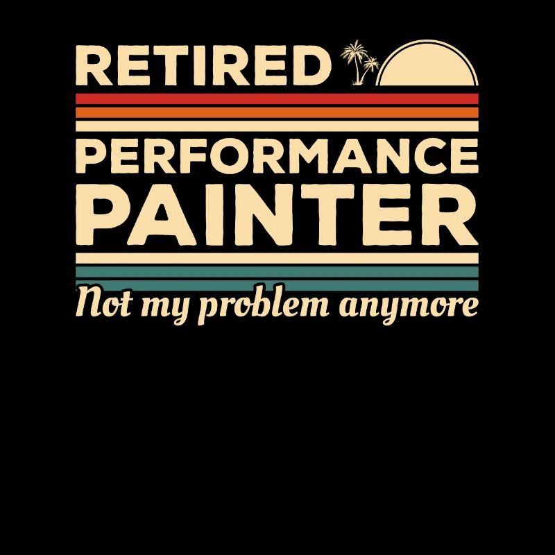 Peintre de performance à la retraite Ce n’est plus mon problème