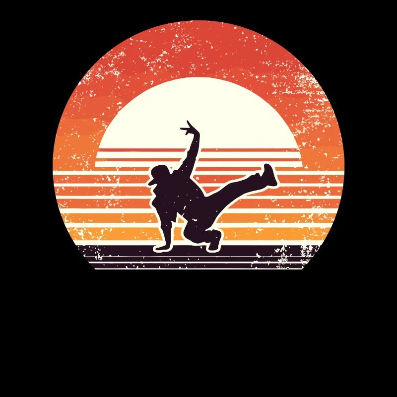 Retro Sunset Dancing Dance Dancer