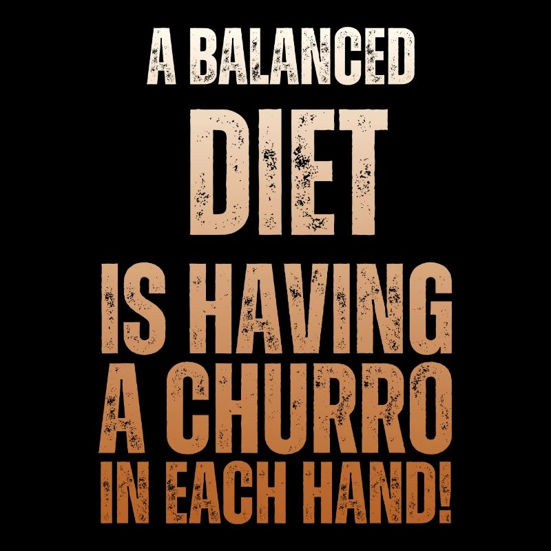 Eine Ausgewogene Ernährung Ist Ein Churro