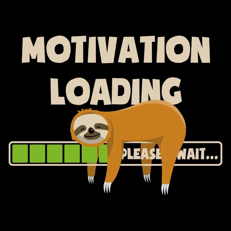 Faultier - Motivation wird geladen - bitte warten