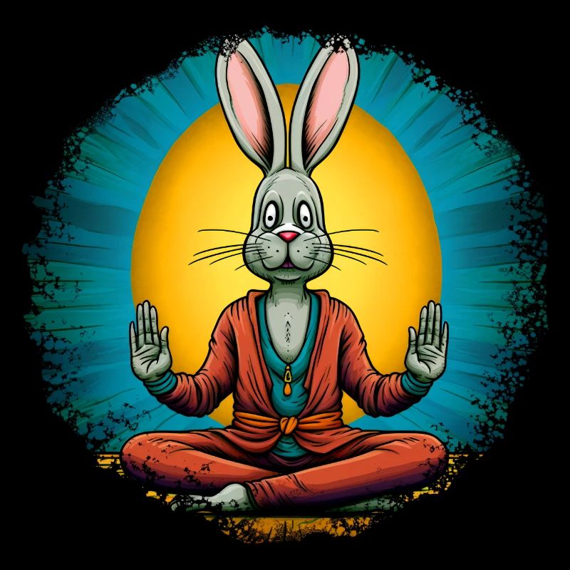 Yoga du lapin de Pâques