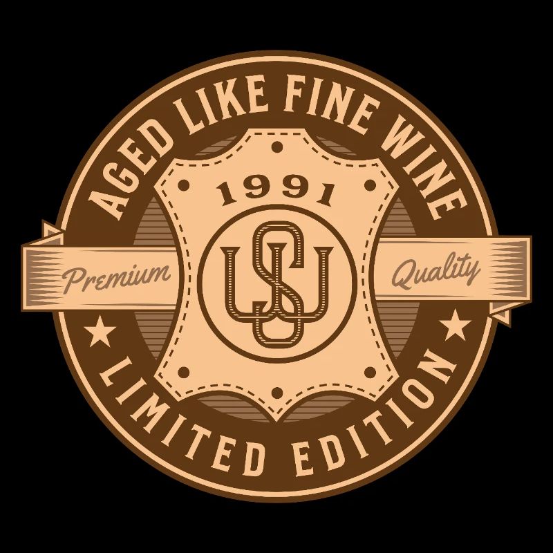 Aged Like Fine Wine 1991 Geburtstag Geschenkidee
