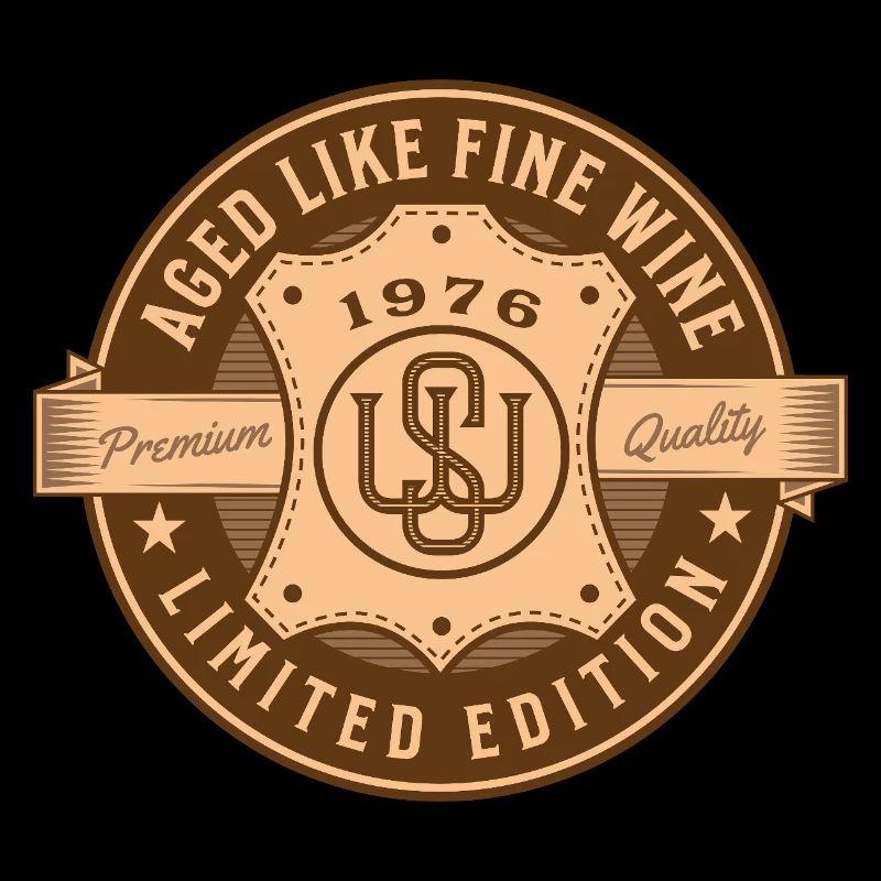 Aged Like Fine Wine 1976 Geburtstag Geschenkidee