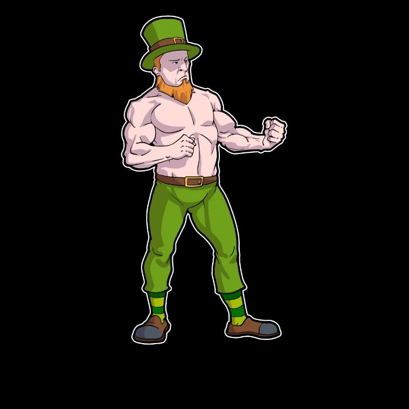 St. Patricks Day Irischer Boxer Conor Leprechaun