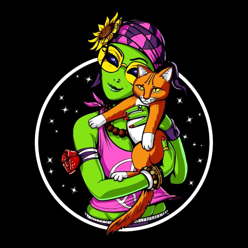 Space Alien Cat - Chaton mignon