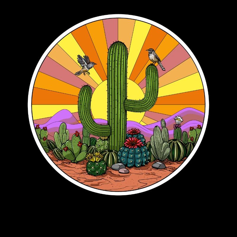 Hippie Cactus Desert