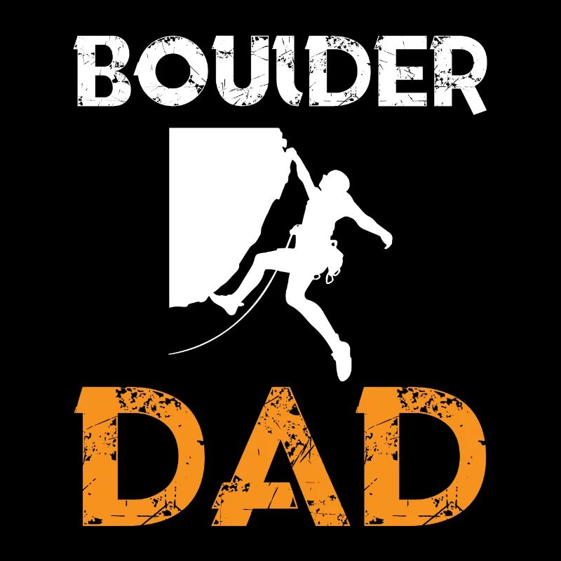Boulder Dad Boulderer Climbing Wall Rock Face