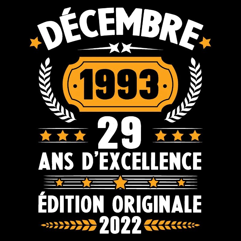 Cadeau D'anniversaire Rétro 29 Ans Décembre 1993