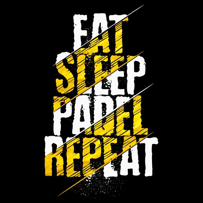 Eat Sleep Padel Repeat Funny Paddle Tennis Player