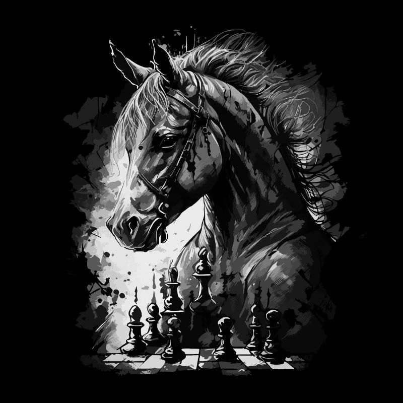 Cheval d’échecs chevalier