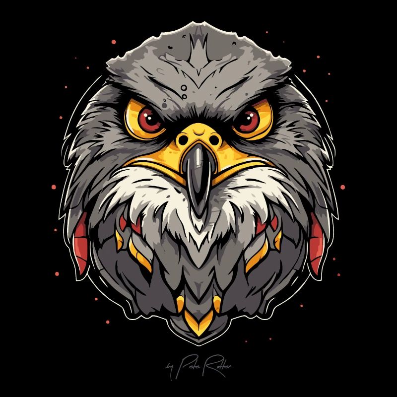 I see you, a hawk bird