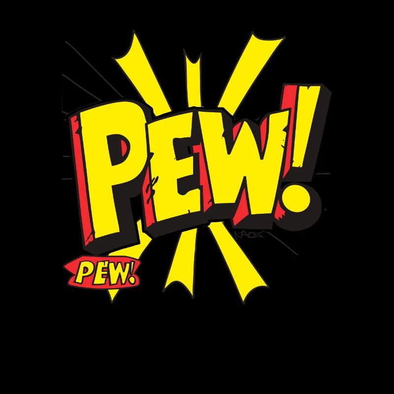 Cartoon Comic: Pew Pew
