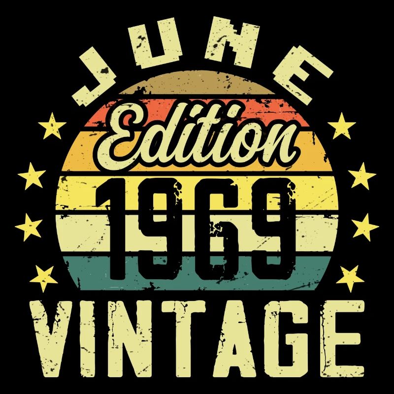 Juni 1969 Juni Retro Geburtstagsgeschenk Juni 1969