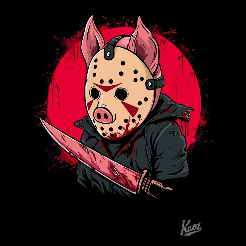Cochon d’horreur drôle de slasher