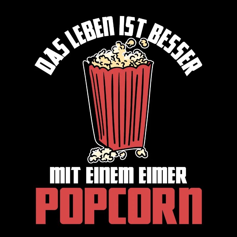 Leben Besser Eimer Popcorn Fasching Kostüm